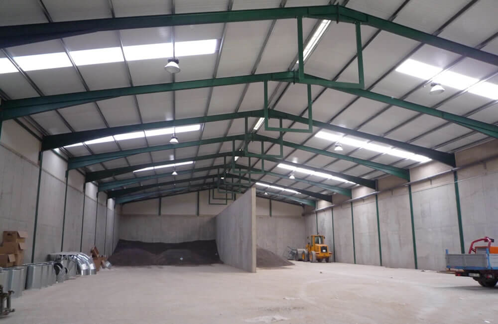 Fabricación y montaje de naves industriales prefabricadas